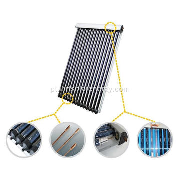 Coletor solar de 12 tubos de vidro de vácuo